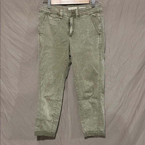Anthropologie Denim - Anthropologie Green Ankle Cropped Jeans with Soft Fabric and Standard Wa…